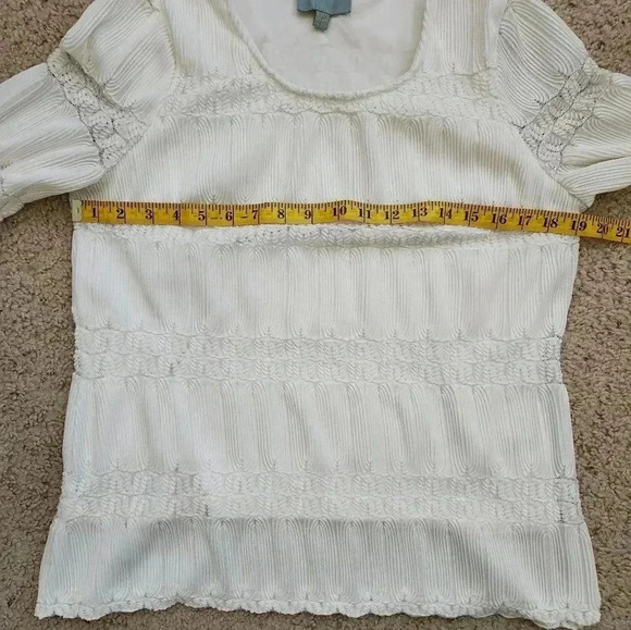 Skies are Blue Lace Long Sleeve Size Large - Picture 8 of 12